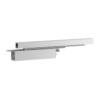 VACHETTE - Ferme-porte à encastrer dc860 force 1/5 bras glissière - argent | PROLIANS