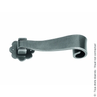 BOUVET NOUVELLE - Marteau acier de porte 1244 - finition : patiné cémenté verni - longueur : 125 mm - hauteur : 165 mm | PROLIANS