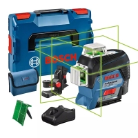 BOSCH - Laser lignes gll 3-80 cg vert avec l-boxx, support bm1, chargeur et batterie | PROLIANS