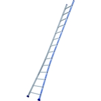 TUBESCA-COMABI - Échelle simple évasée platinium 14 échelons 4,07 m | PROLIANS