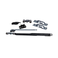 KRONA KOBLENZ - Kit pour porte bois coulissante suspendue kompatto 0500/31 80kg - longueur : 2 m - profil u : oui | PROLIANS