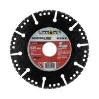 FLEXOVIT - Disque diamant industrial line ductile flex - Ø 125 mm - Ø alésage 22,23 mm | PROLIANS