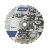 NORTON - Meule à ébarber caste iron & stone - Ø 230 mm - Épaisseur 6,5 mm | PROLIANS