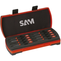 SAM - Coffret de 8 tournevis de précision - plat, phillips® et pozidriv® | PROLIANS