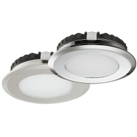 HAFELE - Éclairage pour agencement 2039 spot - diamètre de perçage : 58 mm - tension : 12 v - orientable : non - coloris : argent - finition : chromé poli - température de couleur : blanc chaud - gradable : oui | PROLIANS