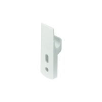 HAFELE - Contre-pièce à billes mini-latch en applique - blanc | PROLIANS