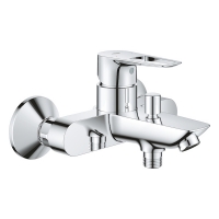 GROHE - Mitigeur de bain douche bauloop - finition : chromé - combiné de douche : non - longueur du bec : 168 mm | PROLIANS