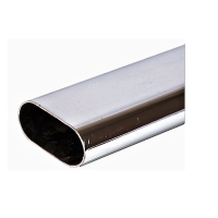 INOX IMPORT SYSTEM - Tube de penderie ovale 30x15mm acier chromé | PROLIANS