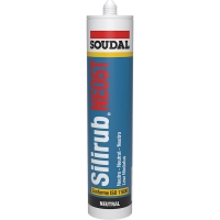 SOUDAL - Mastic silicone silirub neo5t pour façades et vitrage - 300 ml - transparent | PROLIANS