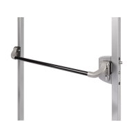 LOCINOX - Barre antipanique pushbar encastré  - noir - 1400 mm | PROLIANS