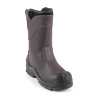 GASTON MILLE - Demi-bottes fourrées metatarse s3 marron - 39 | PROLIANS