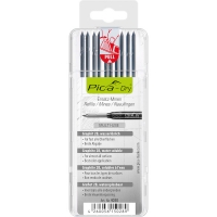 PICA MARKER - Mine de rechange toutes surfaces pica-dry graphite noir par 10 pièces | PROLIANS