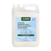 LE VRAI PROFESSIONNEL - Détergent désinfectant multi-surfaces concentré ecocert actipur - bidon 5 l | PROLIANS