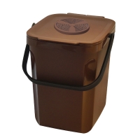 SN ROSSIGNOL - Poubelle compost organik green - 10 l - marron | PROLIANS