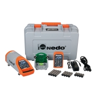 NEDO - Laser canalisation tubus 2 3r avec télécommande, pied et chargeur couleur du faisceau vert | PROLIANS