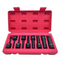 XHANDER - Coffret de 9 douilles tournevis impact 1/2" 6 pans de 5 à 19 mm | PROLIANS