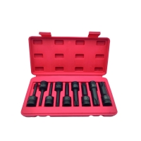 XHANDER - Coffret de 9 douilles tournevis impact 1/2" torx de t30 à t90 mm | PROLIANS