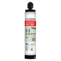 XHANDER - Résine vinylester fixh v-300g pour scellement chimique - 300 ml - gris | PROLIANS