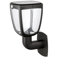 SYLVANIA - Lanterne led murale solaire gizmo solar - 345 lm - 4000 k - noir | PROLIANS