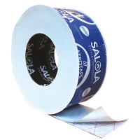 SALOLA - Bande adhésive pour pare-pluie, pare-vapeur et sous-toiture aerotape premium blue - 100 mm x 25 m - bleu et blanc | PROLIANS