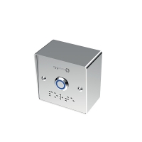 SEWOSY - Bouton poussoir carré inox lumineux et braille applique pb19_bapl | PROLIANS