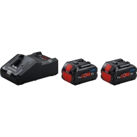 BOSCH - Pack batteries et chargeur pour outillage électroportatif 18v 2 bat.8ah procore+charg. gal 18v-160 | PROLIANS