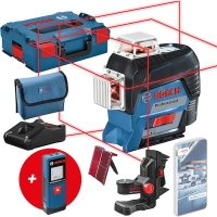 BOSCH - Laser lignes gll 3-80 c rouge avec support bm1 l-boxx et télémètre glm 20 | PROLIANS