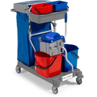 DME - Chariot de ménage ariane 1050 - presse à plat boost - 2 x 15 l + 2 x 6 l | PROLIANS