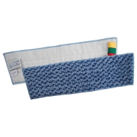 DME - Frange de lavage à scratch puli-scrub - 42-46 x 12 cm - bleue | PROLIANS