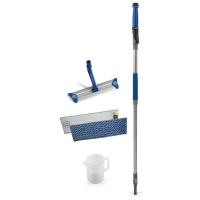 DME - Kit manche à réservoir et support à frange ergodrop - support et frange à scratch puli-scrub 40 cm + carafe | PROLIANS