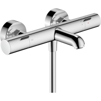 HANSGROHE - Mitigeur bain/douche thermostatique ecostat fine c3 chromé | PROLIANS