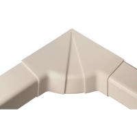 ARTIPLASTIC - Goulotte d'angle interne réglable blanc crème | PROLIANS