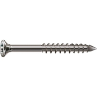 SPAX - Vis bois pour bardage filetage partiel tête fraisée bombée réduite torx® t-star plus t15 pointe cut inox a2 | PROLIANS