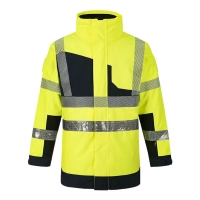 CODUPAL SAFETY - Veste haute visibilité lumina jaune/marine | PROLIANS