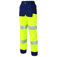 MOLINEL - Pantalon haute visibilité luklight jaune/marine | PROLIANS