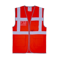 T2S - Gilet haute visibilité safari air rouge | PROLIANS