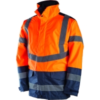 OPSIAL - Parka haute visibilité 4 en 1 sirius orange/marine | PROLIANS