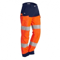MOLINEL - Pantalon femme haute visibilité luklight orange/marine | PROLIANS