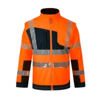 CODUPAL SAFETY - Blouson haute visibilité lumina 2 en 1 orange/marine | PROLIANS