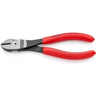 KNIPEX - Pince coupante de côté à forte démultiplication avec manche gainé pvc | PROLIANS