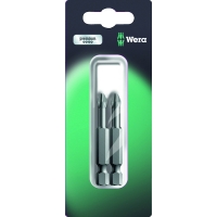 WERA WERK - Jeu de 2 embouts de vissage torsion rigide phillips | PROLIANS