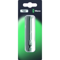 WERA WERK - Embout de vissage extra-rigide pozidriv extra-long sur carte | PROLIANS