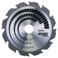 BOSCH - Lame de scie circulaire chantier construct wood | PROLIANS