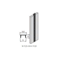 VACHETTE - Crémaillère d'agencement 1337 aluminium | PROLIANS