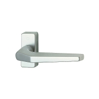 HOPPE - Béquille double sur rosaces pour menuiserie aluminium 117gf/46c850-59 frankfurt | PROLIANS