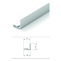 SEED GAMMISTE - Cornière basse de placard coulissant ccla/25 | PROLIANS