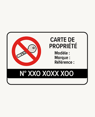 Carte de propriété - illustration